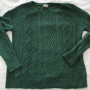 Mossimo Hunter Green Sweater. Size Large. Target.